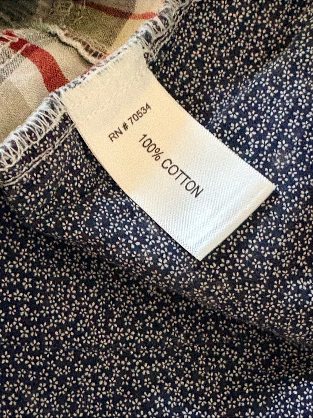 ORVIS Patchwork Madras Plaid Shorts | 100% Cotton | Size 34 - Picture 5 of 6
